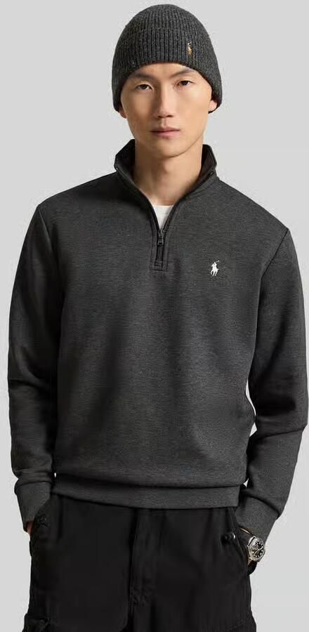Polo Ralph Lauren Sweaters DOUBLE KNIT TECH SWEATSHIRT MET KWARTRITS - Foto 3