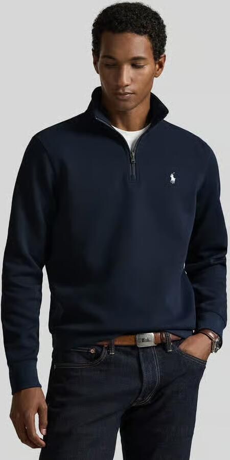 Polo Ralph Lauren Regular fit schipperstrui met schipperskraag model 'Double' - Foto 3