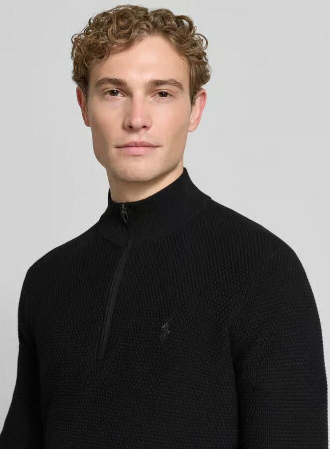 Polo Ralph Lauren regular fit schipperstrui van katoenmix met gestikt logo