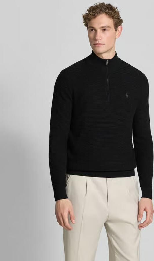 Polo Ralph Lauren regular fit schipperstrui van katoenmix met gestikt logo - Foto 3