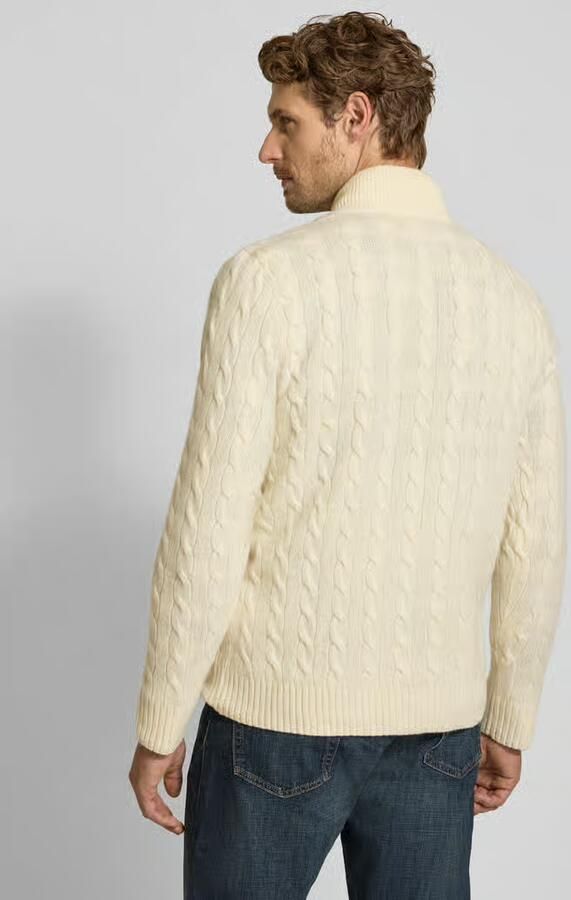 Polo Ralph Lauren Gebreide pullover van een mix van katoen en kasjmier met opstaande kraag - Foto 5
