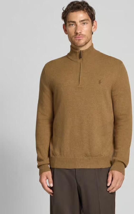 Polo Ralph Lauren Gebreide pullover van wol met opstaande kraag en ritssluiting - Foto 3