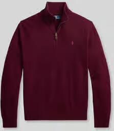 Polo Ralph Lauren Gebreide pullover van wol met opstaande kraag en ritssluiting - Foto 3