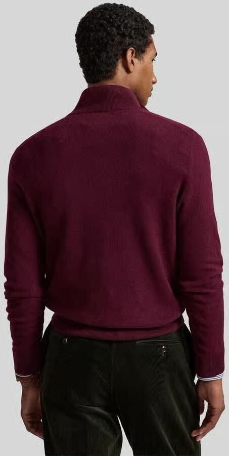 Polo Ralph Lauren Gebreide pullover van wol met opstaande kraag en ritssluiting - Foto 5