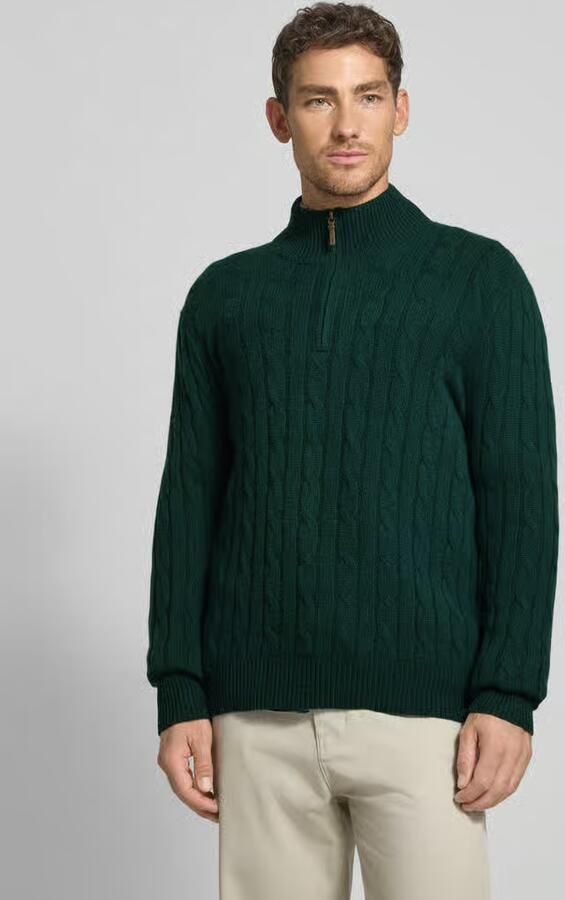 Polo Ralph Lauren Gebreide pullover van kasjmier met opstaande kraag en ritssluiting - Foto 2