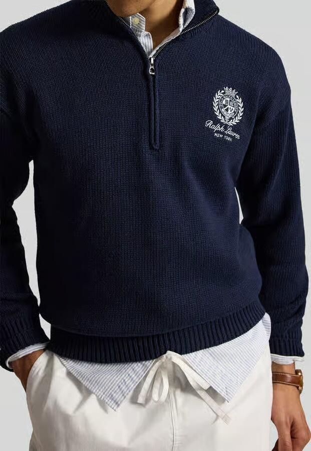 Polo Ralph Lauren regular fit schipperstrui van puur katoen