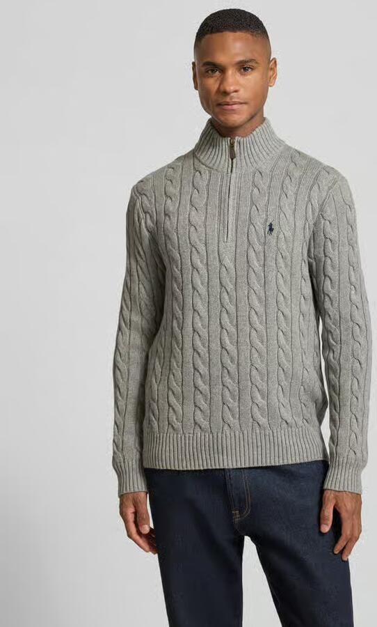 Polo Ralph Lauren Grijze Wol Kasjmier Sweatshirt Grijs Heren - Foto 8