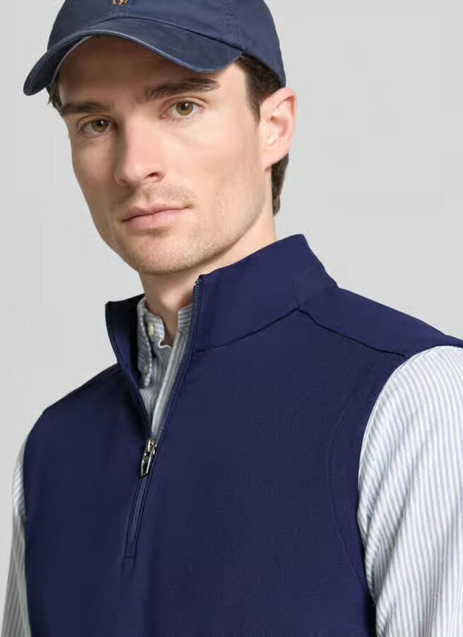 Polo Ralph Lauren regular fit schipperstrui zonder mouwen model 'NEW LUX'