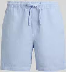 Polo Ralph Lauren regular fit short van echt linnen met gestikt logo