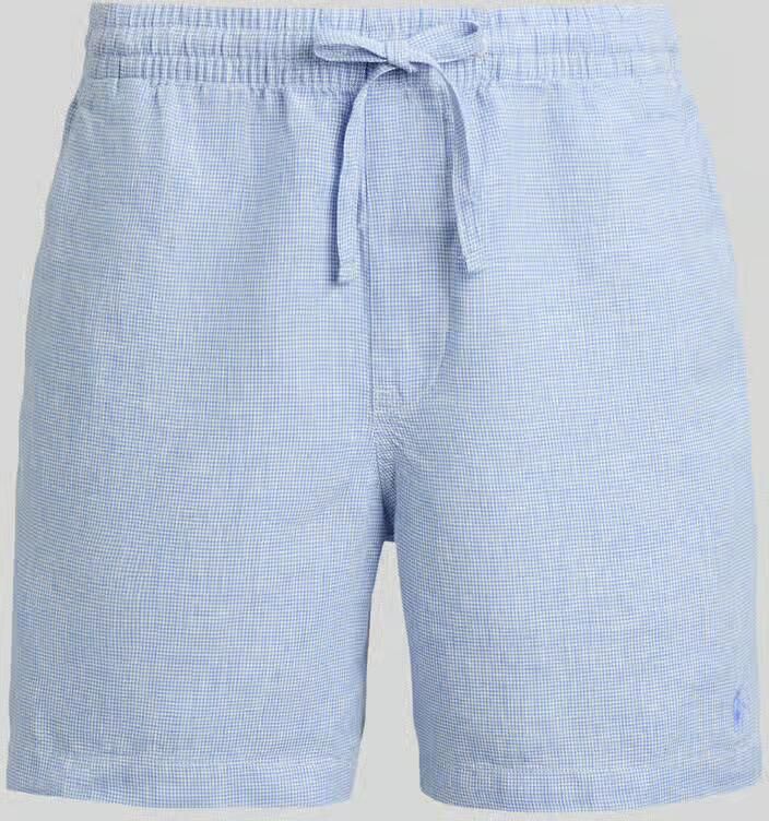 Polo Ralph Lauren regular fit short van echt linnen met gestikt logo - Foto 2