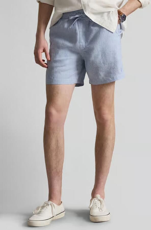 Polo Ralph Lauren regular fit short van echt linnen met gestikt logo - Foto 2