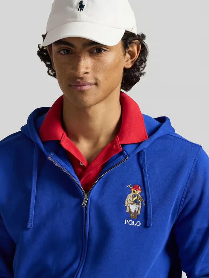 Polo Ralph Lauren regular fit sweatjack met polo bear-print