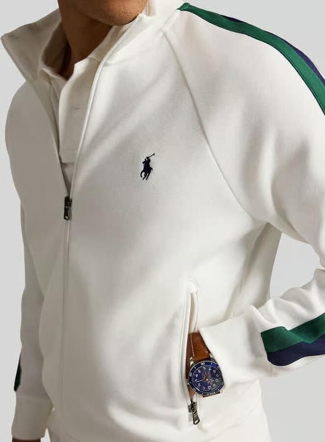 Polo Ralph Lauren Sweaters SWEATSHIRT ZIPPE EN DOUBLE KNIT TEXTURE
