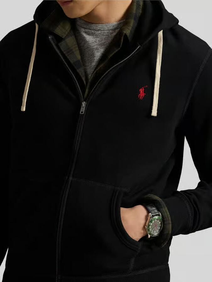 Polo Ralph Lauren Long Sleeve-Knit Fullzip Hoodie Men Hoodies & Sweaters zwart Maat XL Kleding - Foto 8