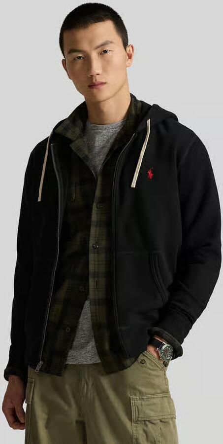 Polo Ralph Lauren Long Sleeve-Knit Fullzip Hoodie Men Hoodies & Sweaters zwart Maat XL Kleding - Foto 15