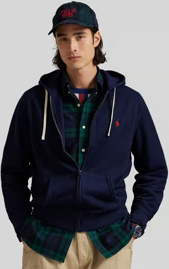 Polo Ralph Lauren Capuchon sweaters Cabin Fleece Hoodie Cruise Navy - Foto 2