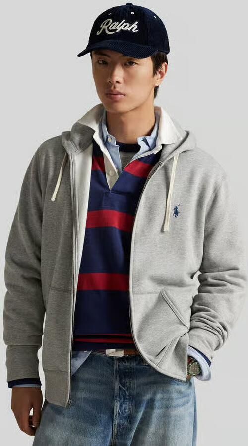 Polo Ralph Lauren LSFZHOODM6-Long Sleeve-Knit Men Hoodies & Sweaters grijs Maat XXL Kleding - Foto 11
