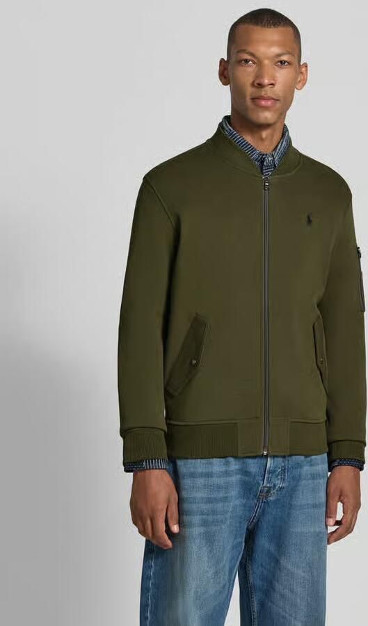 Polo Ralph Lauren Regular fit sweatjack met logostitching model 'Double' - Foto 3