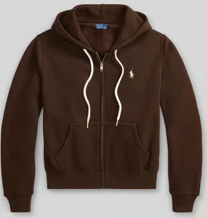 Polo Ralph Lauren Regular fit sweatjack van katoenmix met capuchon