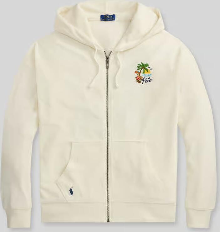 Polo Ralph Lauren regular fit sweatjack van katoenmix met rugprint - Foto 2
