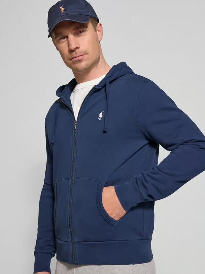 Polo Ralph Lauren Blauwe Katoenen Trui met Pony Borduursel Blue Heren - Foto 8