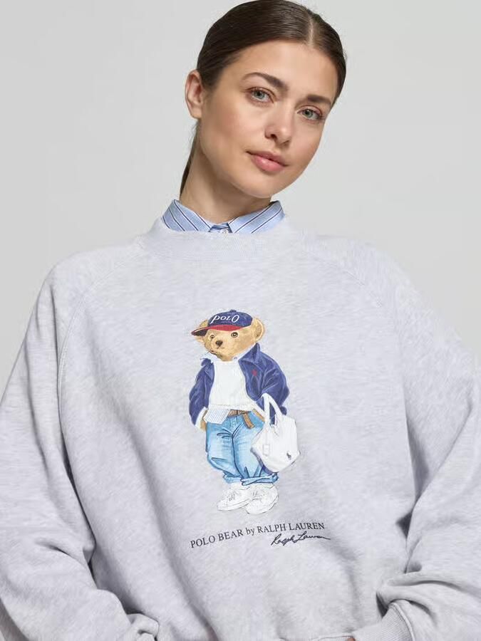 Polo Ralph Lauren regular fit sweatpullover met polo bear-print