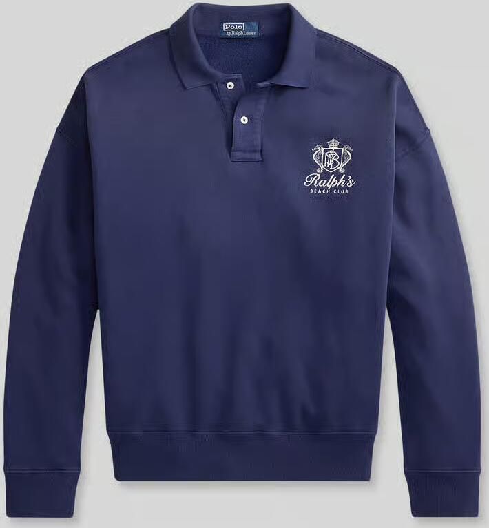 Polo Ralph Lauren regular fit sweatshirt met polokraag - Foto 2