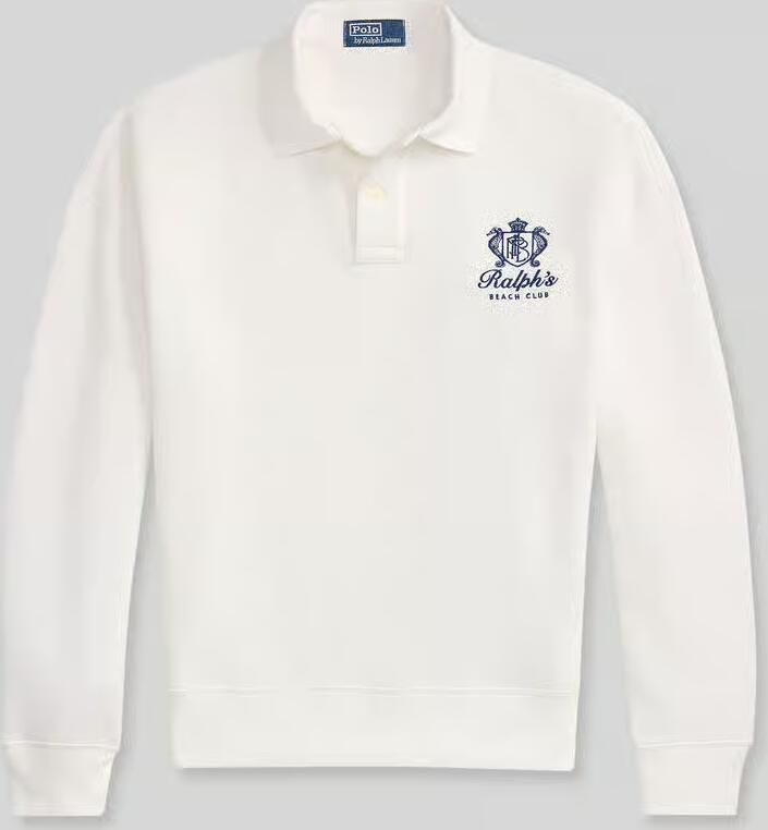 Polo Ralph Lauren regular fit sweatshirt met polokraag - Foto 2