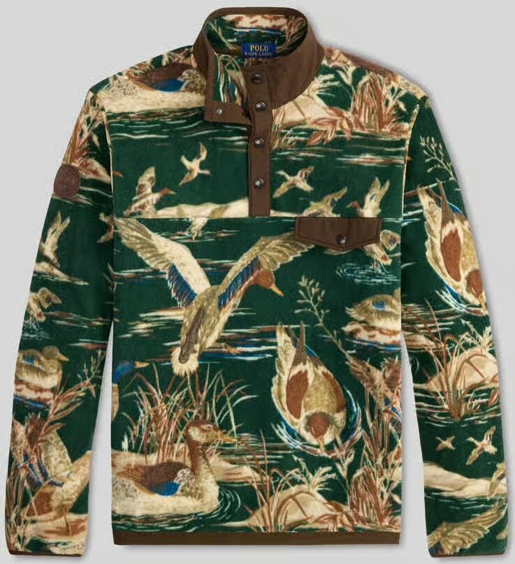 Polo Ralph Lauren Regular Fit sweatshirt van fleece met logopatch model 'VNTG'