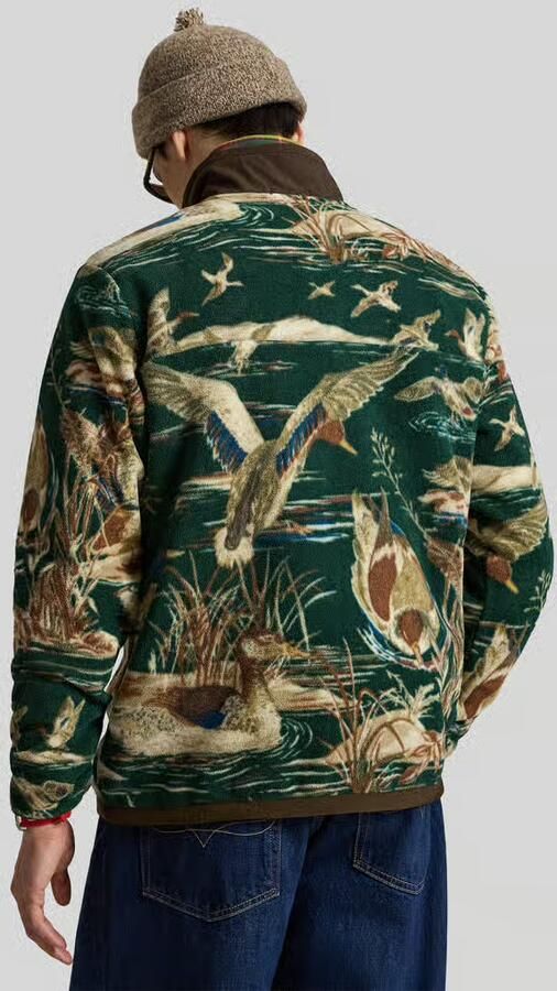 Polo Ralph Lauren Regular Fit sweatshirt van fleece met logopatch model 'VNTG' - Foto 2