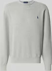 Ralph Lauren Comfortabele Grijze Heather Longsleeve Gebreide Trui Grijs Heren - Foto 15