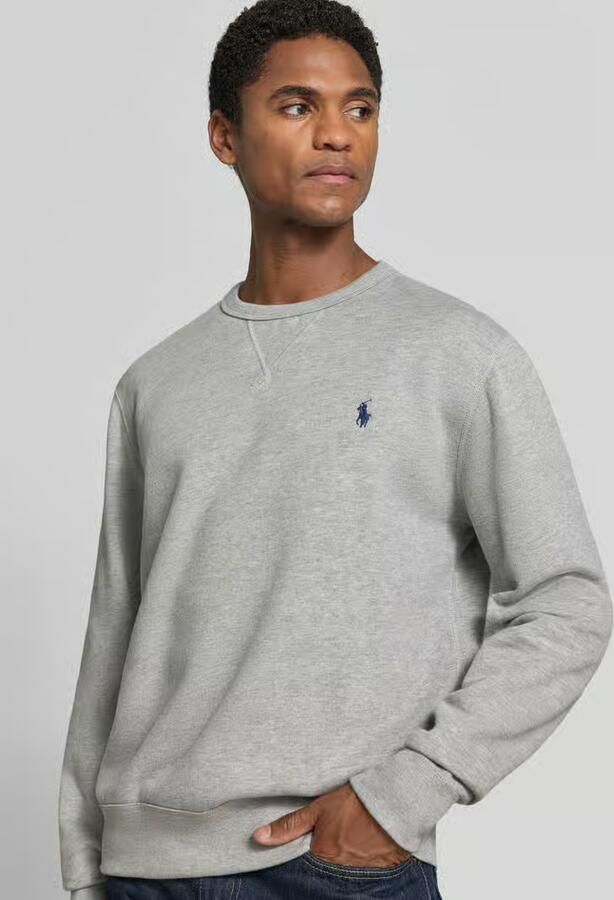 Ralph Lauren Comfortabele Grijze Heather Longsleeve Gebreide Trui Grijs Heren - Foto 2