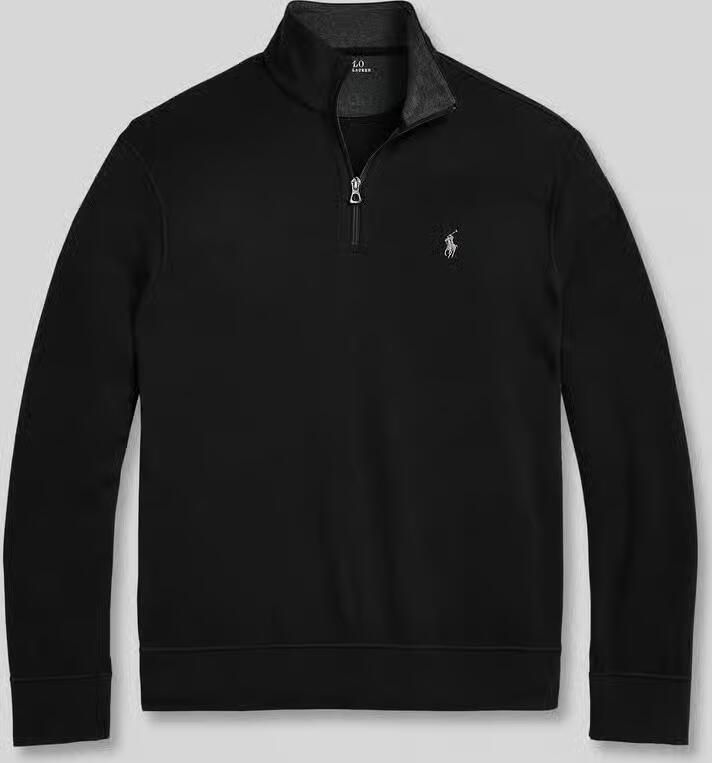 Polo Ralph Lauren Zwarte sweatshirt met lange mouwen en halve rits Black Heren - Foto 6