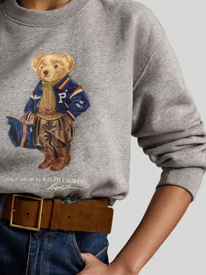 Polo Ralph Lauren Regular fit sweatshirt van katoenmix met polo bear