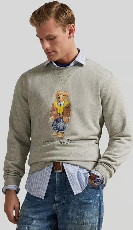 Polo Ralph Lauren Regular Fit sweatshirt van katoenmix met Polo Bear - Foto 3