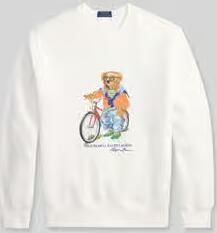 Polo Ralph Lauren regular fit sweatshirt van katoenmix met polo bear-print
