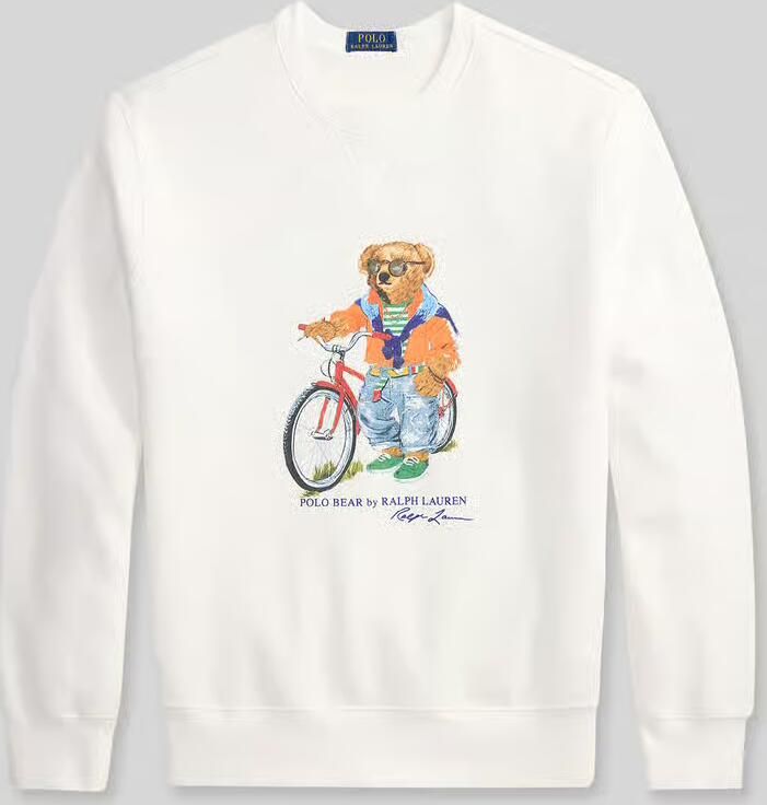 Polo Ralph Lauren regular fit sweatshirt van katoenmix met polo bear-print - Foto 2