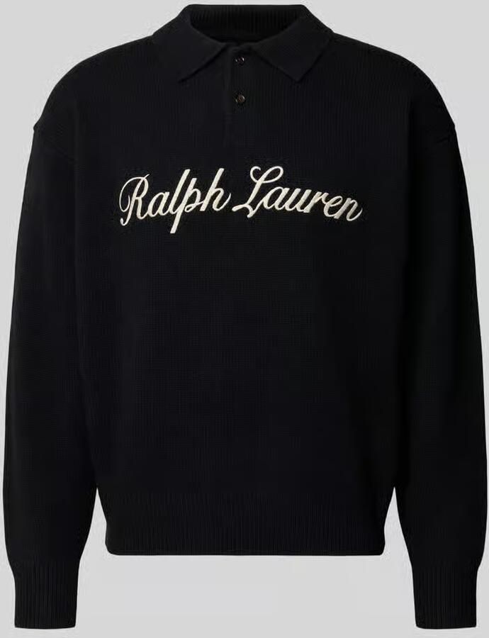 Polo Ralph Lauren Regular fit sweatshirt van mix van wol en alpaca