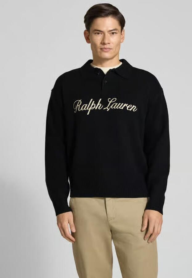 Polo Ralph Lauren Regular fit sweatshirt van mix van wol en alpaca - Foto 2