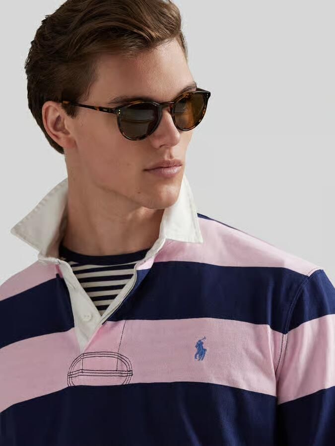 Polo Ralph Lauren regular fit sweatshirt van puur katoen model 'LS RUGBY M3'
