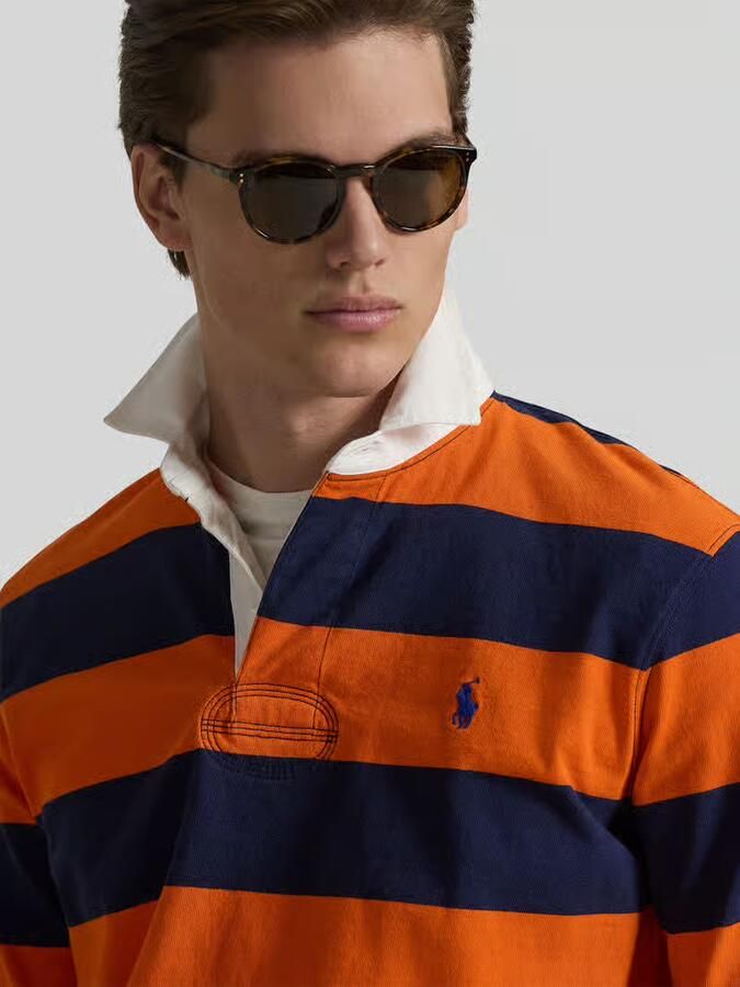 Polo Ralph Lauren regular fit sweatshirt van puur katoen model 'LS RUGBY M3'