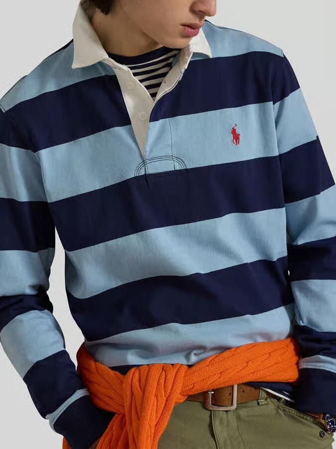 Polo Ralph Lauren regular fit sweatshirt van puur katoen model 'LS RUGBY M3'