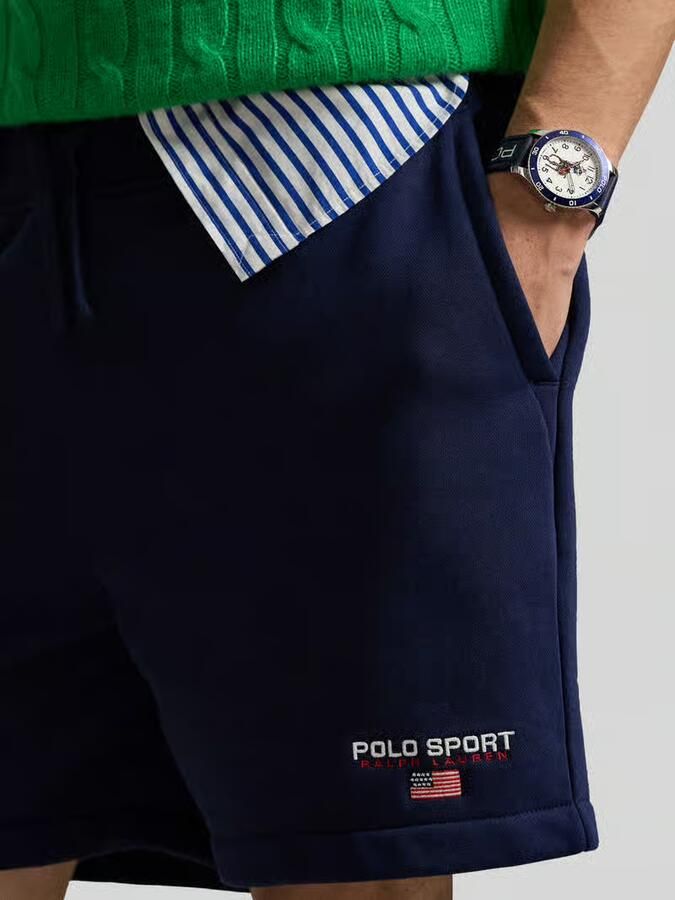 Polo Ralph Lauren Regular Fit sweatshorts van katoenmix