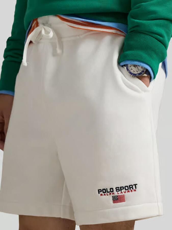 Polo Ralph Lauren Regular Fit sweatshorts van katoenmix
