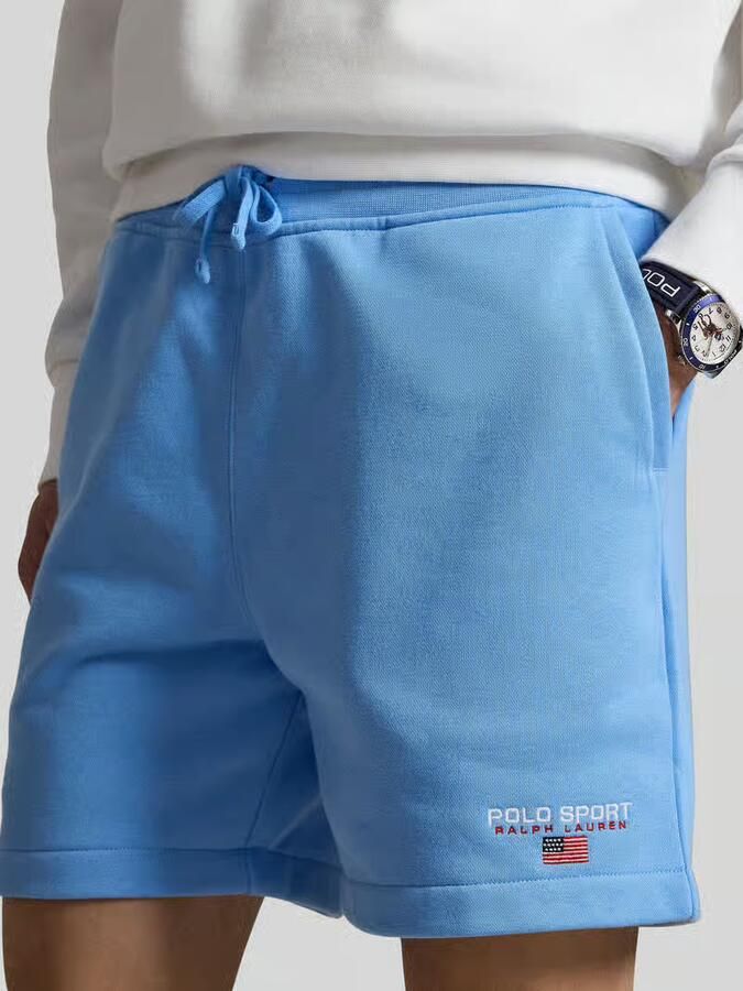 Polo Ralph Lauren Regular Fit sweatshorts van katoenmix