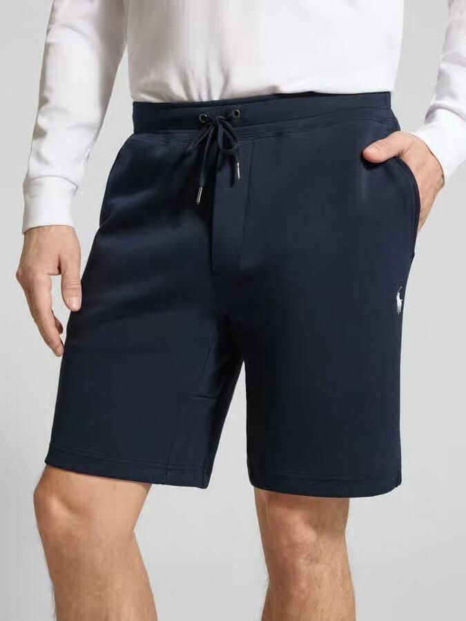 Polo Ralph Lauren regular fit sweatshorts van katoenmix met logo-stitching