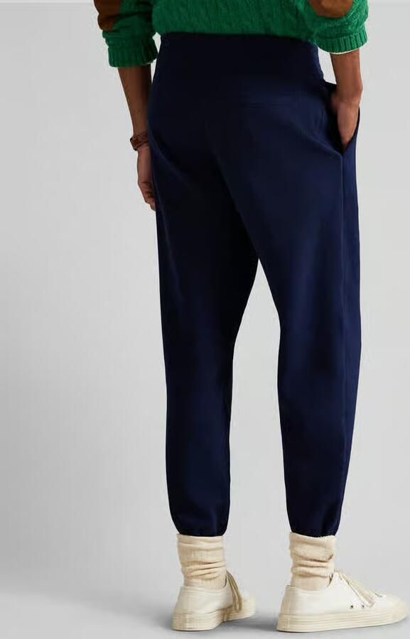Ralph Lauren Marineblauwe Fleece Trainingspak Broek voor Heren Blauw Heren - Foto 3