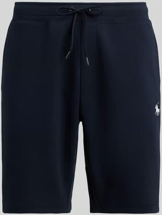Polo Ralph Lauren regular fit sweatshorts van katoenmix met logo-stitching