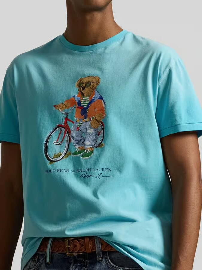 Polo Ralph Lauren regular fit T-shirt met Polo Bear-print