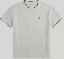 Polo Ralph Lauren regular fit T-shirt van katoenmix met contrasterende strepen